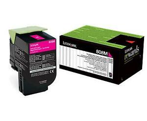 Lexmark 808 Magenta Cartridge | CX310/410/510 | 808M Low Yield Toner
